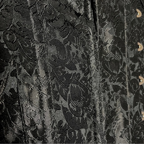 Corset Story Black Brocade Waist Taming
Overbust With Shoulder Straps 36 Waist - Picture 7 of 10